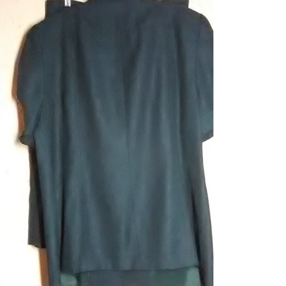 Amanda Smith 11 Like New Dk Green Skirt Suit Size - Picture 6 of 6